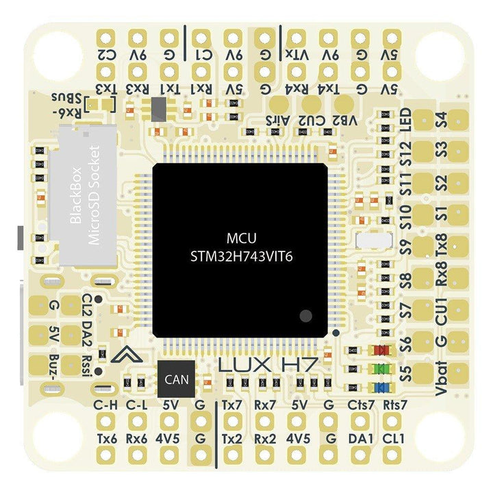 Lumenier LUX H7 HD Ultimate Flight Controller - 30x30mm at WREKD Co.