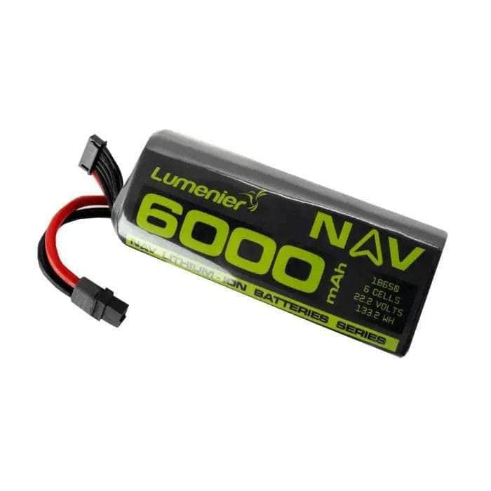 Lumenier NAV 22.2V 6S 18650 6000mAh 10C Li-Ion Battery - XT60 at WREKD Co.