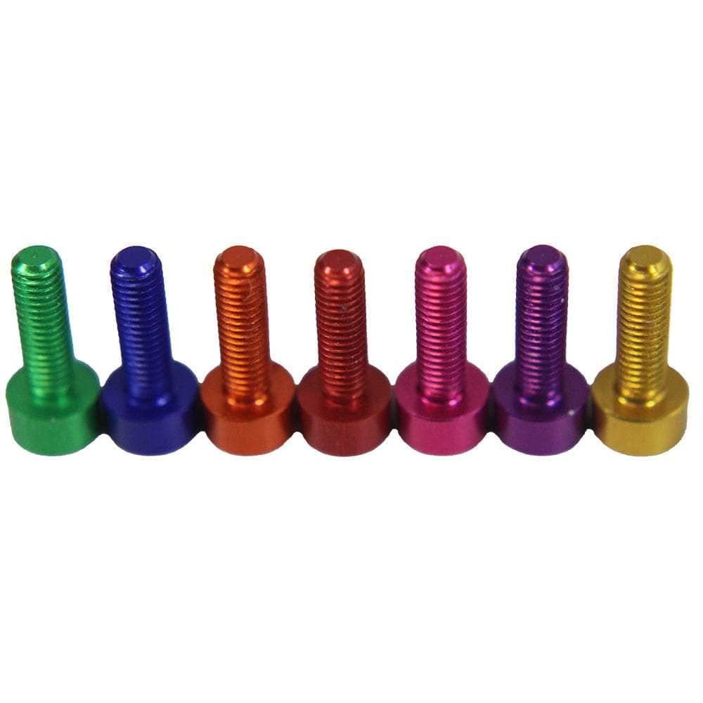 Tornillo de cabeza hexagonal de aluminio M3 7075 (20 piezas): elija su color y tamaño