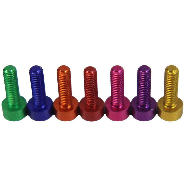 Tornillo de cabeza hexagonal de aluminio M3 7075 (20 piezas): elija su color y tamaño