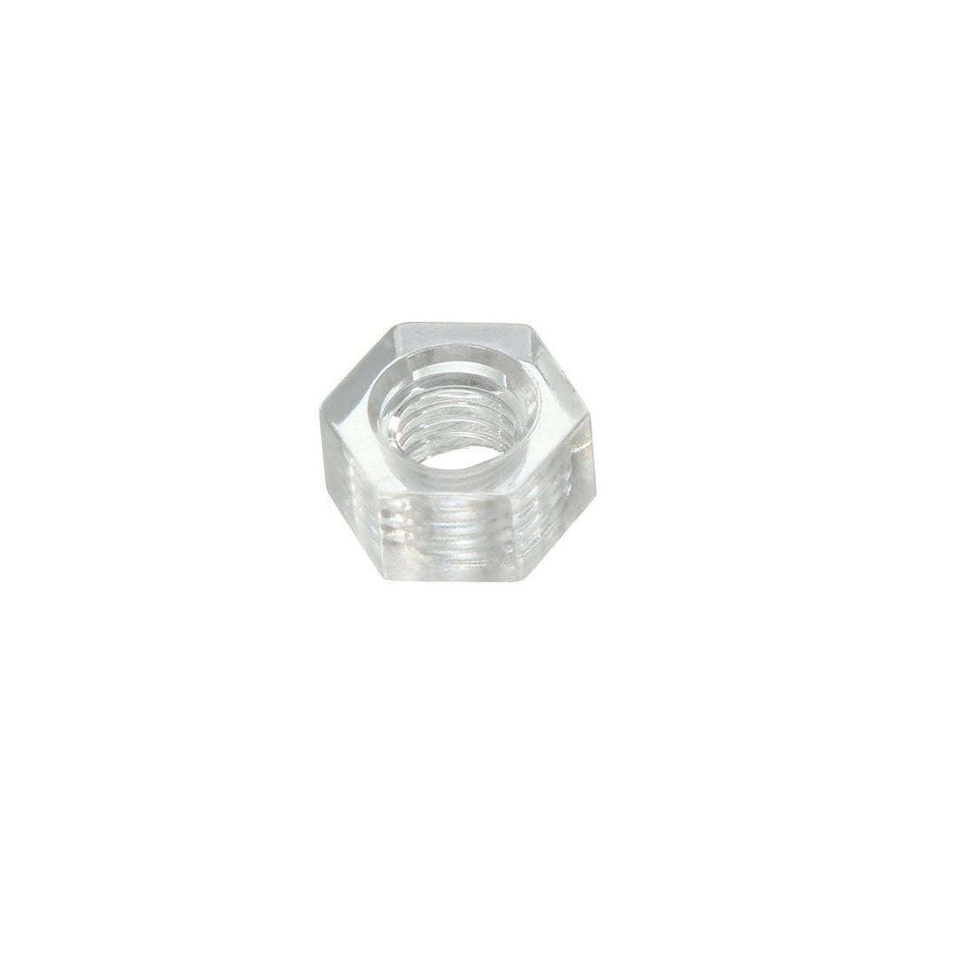 M3 Acrylic PC Nuts (5pcs) at WREKD Co.