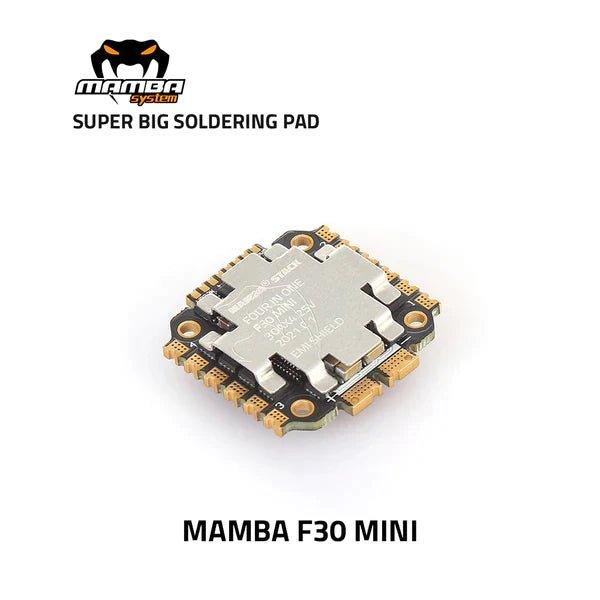 MAMBA F405 MINI MK4 F30 MINI 30A 3-6S BLHeli_S ESC/Flight Controller Stack - 20*20mm at WREKD Co.