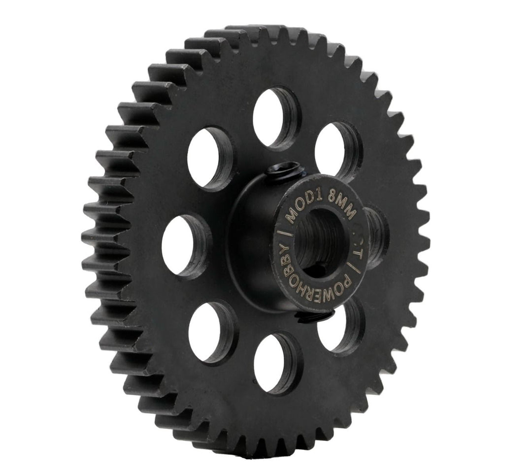 Powerhobby Hardened Steel 29T Mod1 8mm Pinion Gear MOD 1 Speed Run / Drag Racing