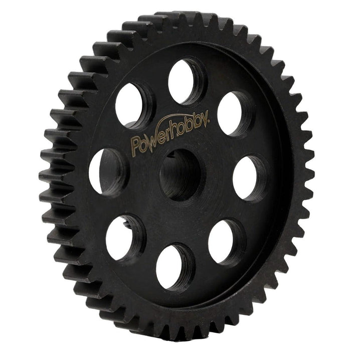 Powerhobby Hardened Steel 49T Mod1 8mm Pinion Gear MOD 1 Speed Run / Drag Racing