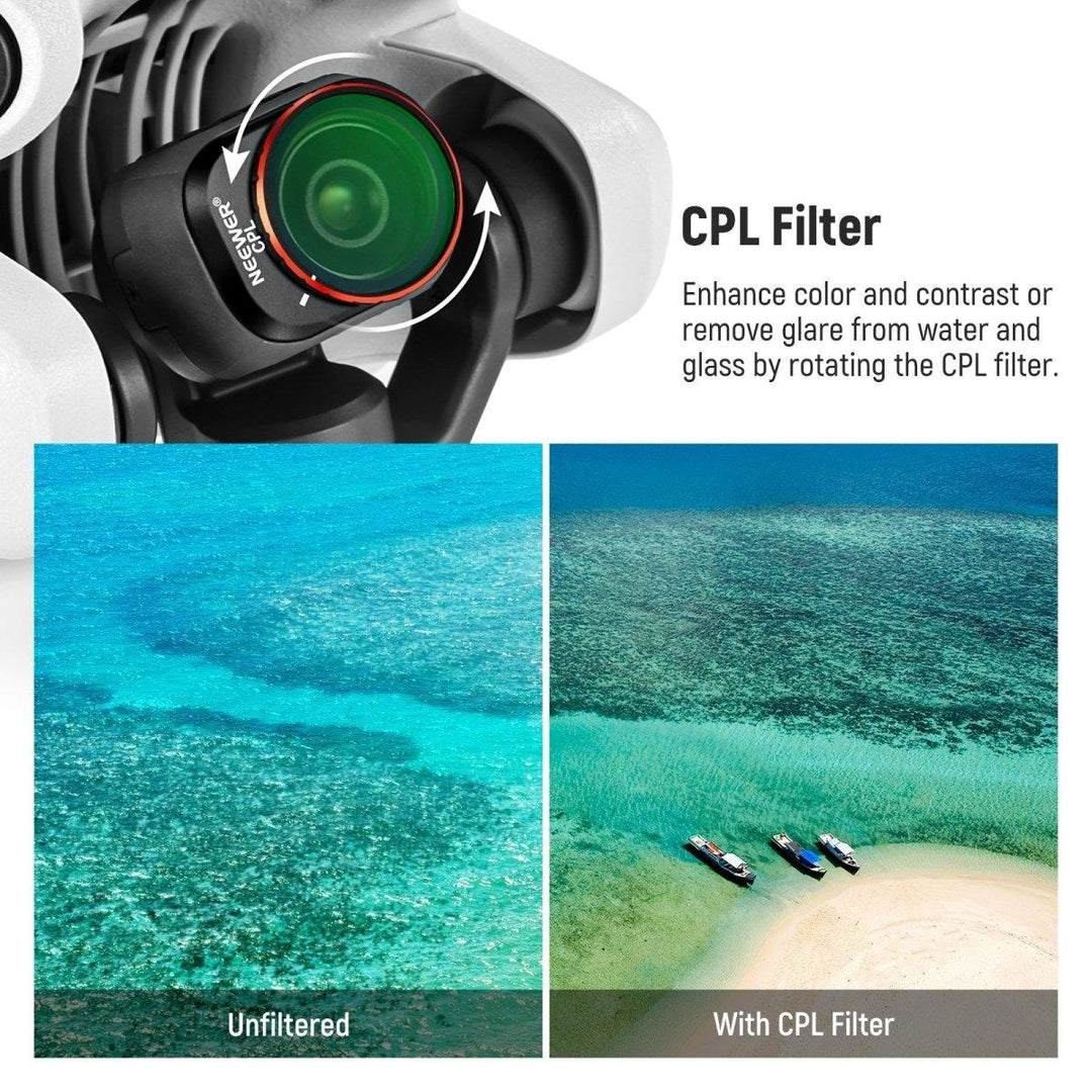 NEEWER 4 Pack ND & CPL Filters Set for DJI Mini 4 Pro at WREKD Co.