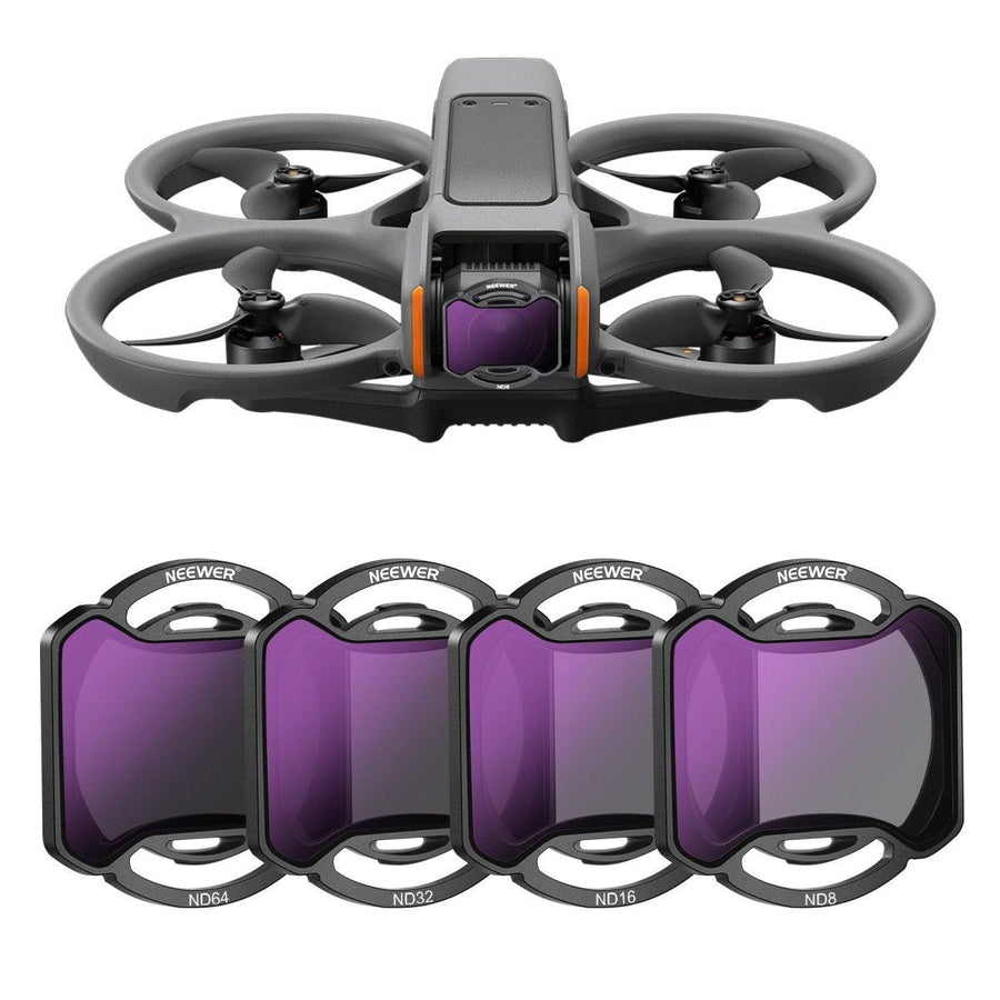 NEEWER 4 Pack ND Filter Kit for DJI Avata 2 ND8 ND16 ND32 ND64 at WREKD Co.