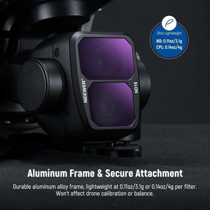 NEEWER 6 Pack ND CPL UV Filter Set for DJI Air 3 at WREKD Co.