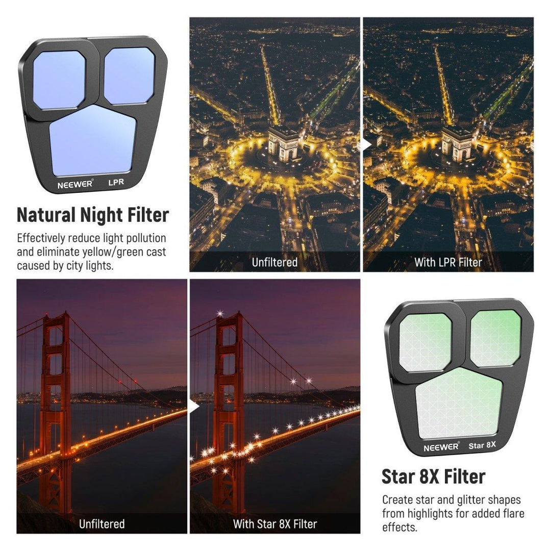 NEEWER Effect Filter Set For DJI Mavic 3 Pro/Pro Cine at WREKD Co.