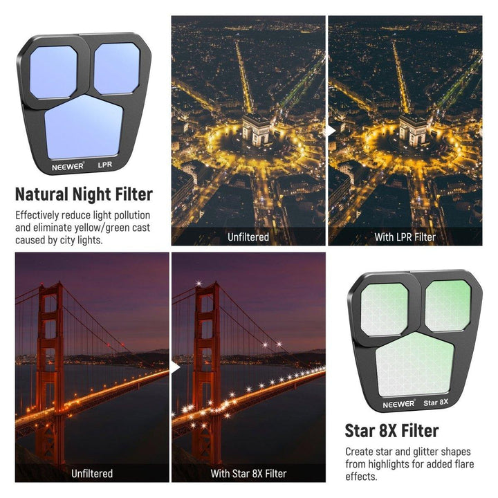 NEEWER Effect Filter Set For DJI Mavic 3 Pro/Pro Cine at WREKD Co.