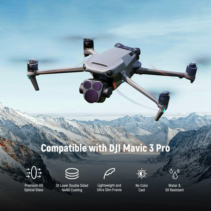 NEEWER ND/PL Filter Set For DJI Mavic 3 Pro/Pro Cine at WREKD Co.