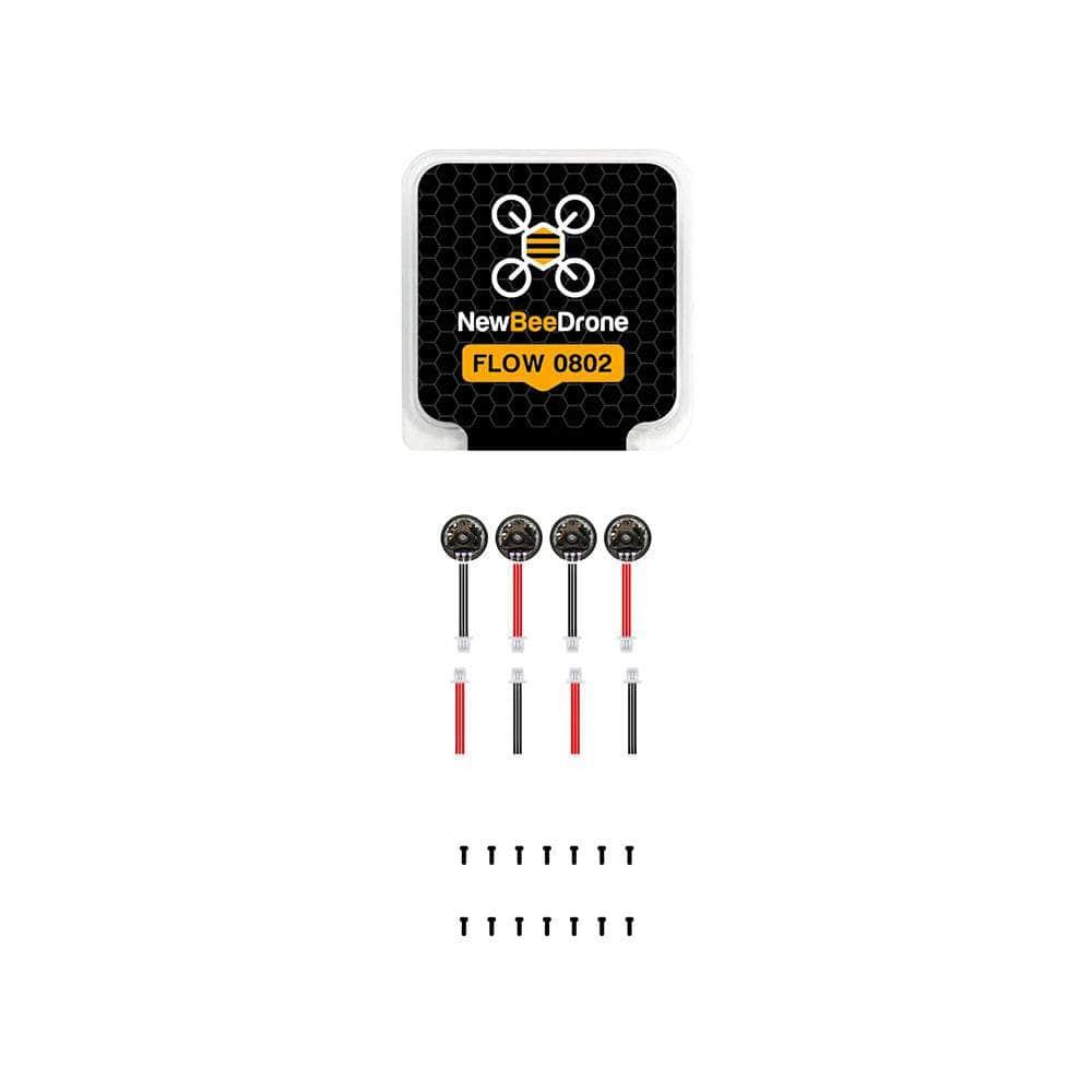 NewBeeDrone Flow 0802 19000Kv Micro Motor 4 Pack at WREKD Co.