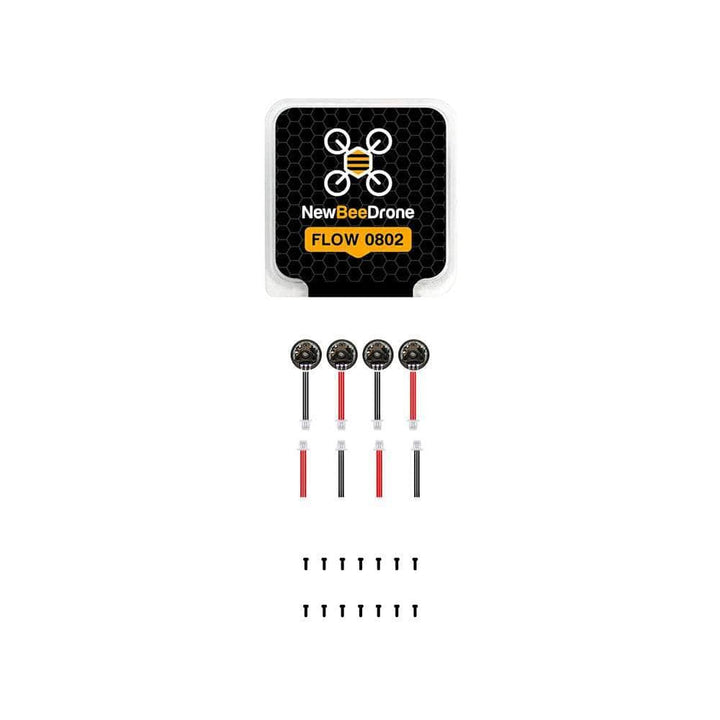 NewBeeDrone Flow 0802 19000Kv Micro Motor 4 Pack at WREKD Co.