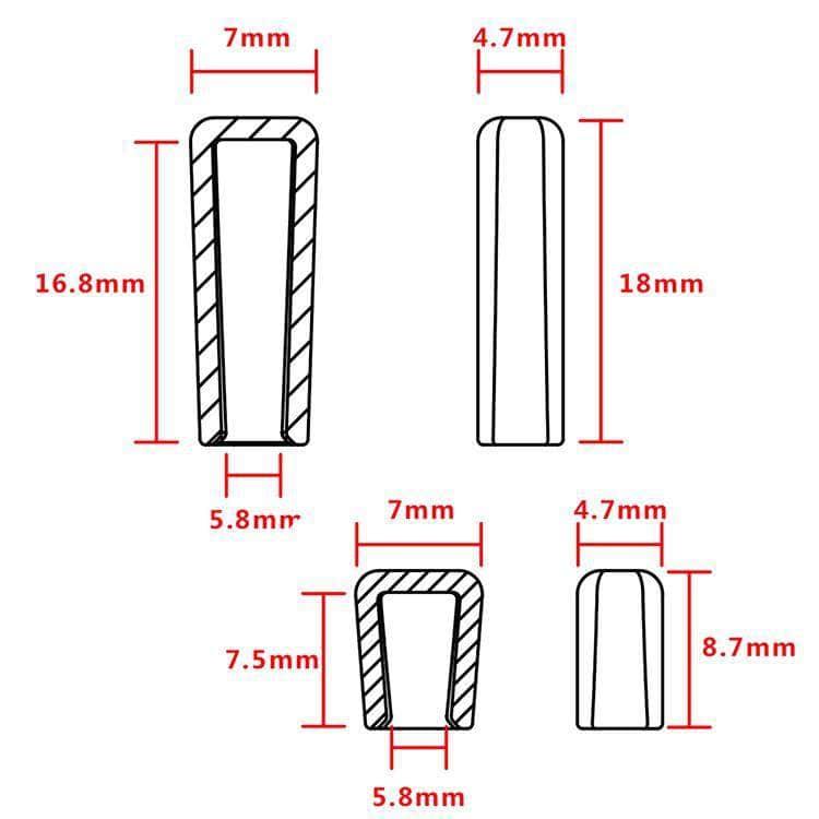 Non-Slip Transmitter Switch Cover 10 Pack - Choose Your Color at WREKD Co.