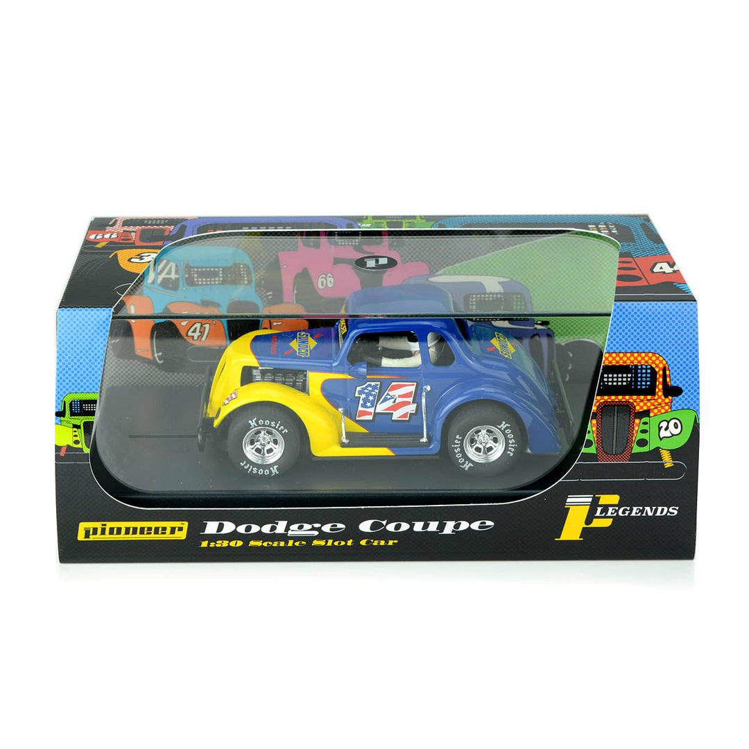 Pioneer 1937 Dodge Coupe Sunoco Legends Racer 1/32 slot Car Scalextric DPR P130
