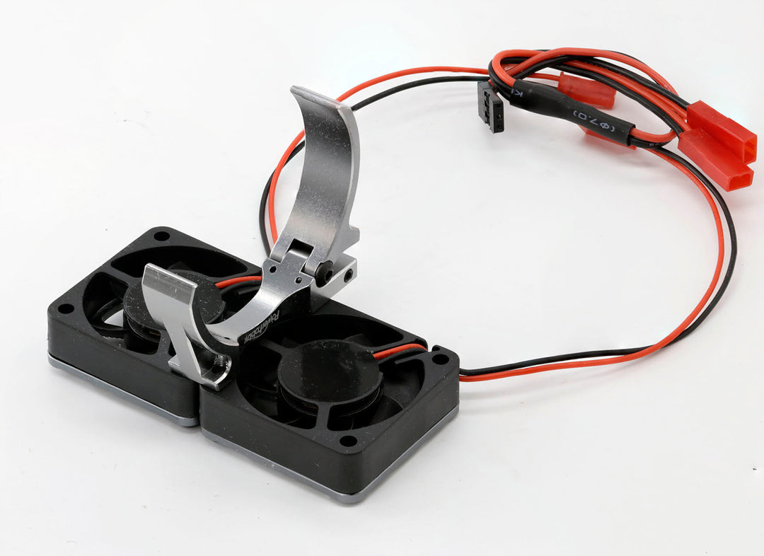 Powerhobby Aluminum Dual High Speed Cooling Fans GUN FOR 1/5 Motor