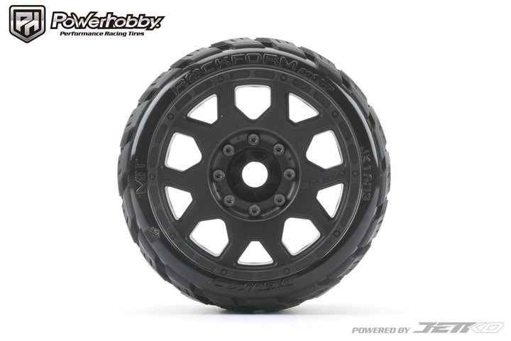Powerhobby 1/8 SGT 3.8 Rockform Belted Mounted Tires (2) 17MM Low Profile