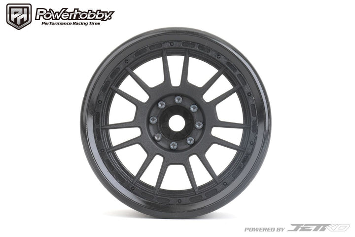 Powerhobby 1/8 MT 4.0 Phoenix Belted Mounted Tires w Removable Hex Wheels (2)