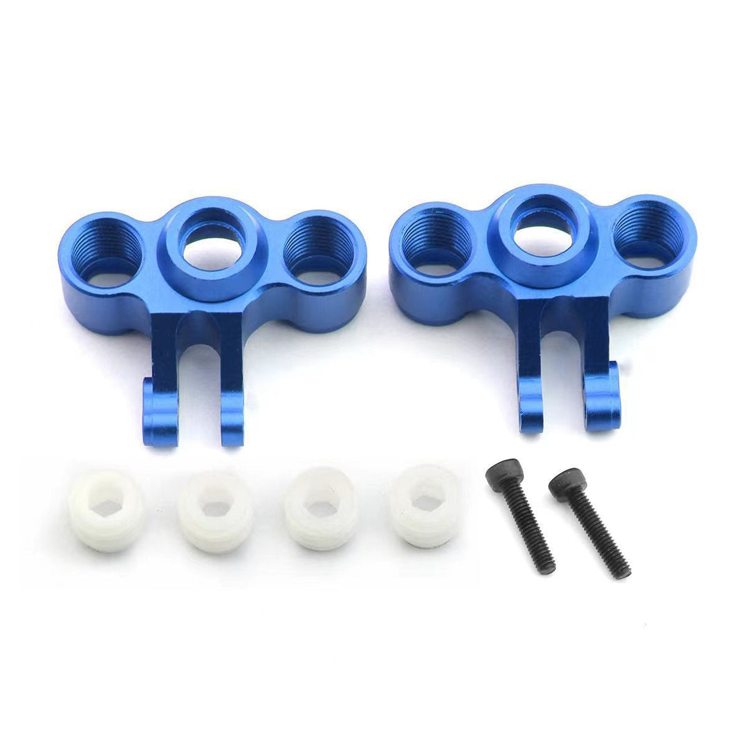 Powerhobby Aluminum Front Steering Knuckles Blue FOR Traxxas 1/6 E-Revo Slash Summit