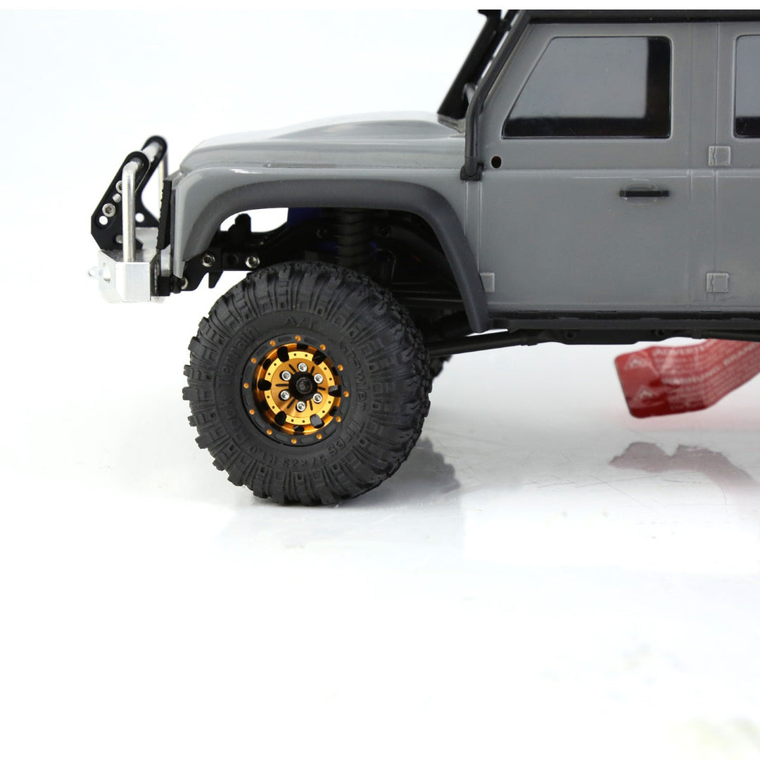 Powerhobby 1.0" Beadlock Wheels Gold (4) 1/24 Rock Crawler