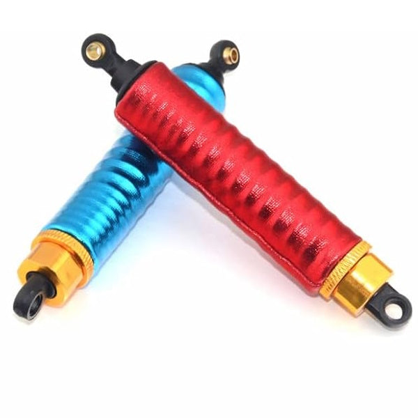 Powerhoby Shocks Dust Proof Covers (4) Blue 1/8 Truck / Buggy