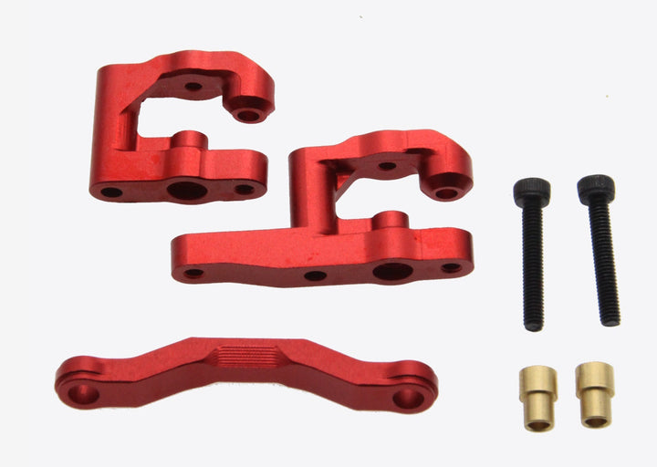 Powerhobby Aluminum Steering Set Red for Arrma GROM / Losi Nascar