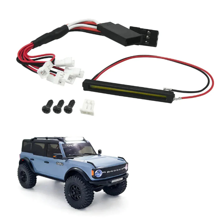 Powerhobby LED Head Lights Bar (Straight Yellow) Axial SCX30 Bronco