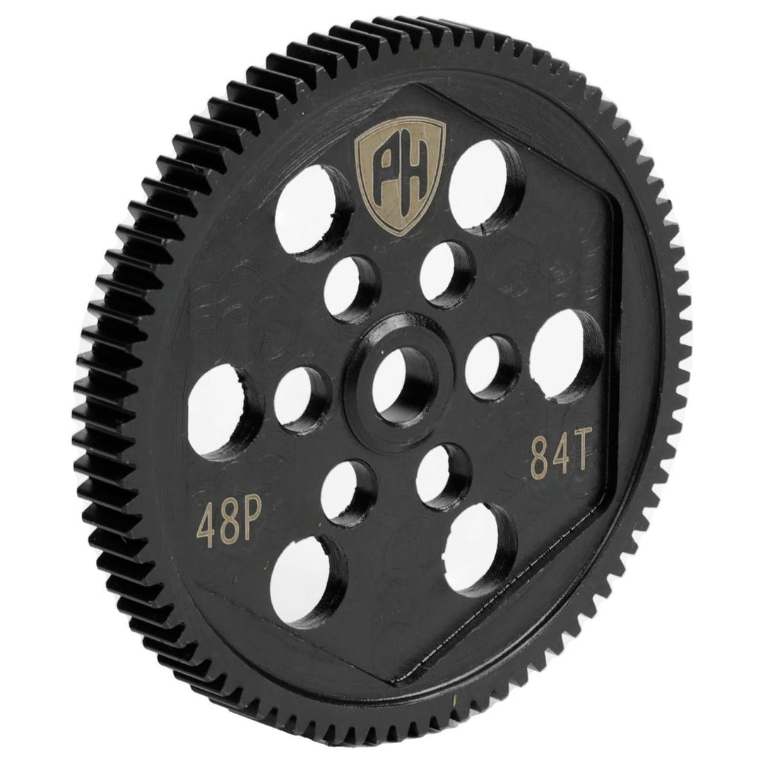 Powerhobby Hardened Steel Spur Gear & Slipper Pads 48p 84t Losi 22S
