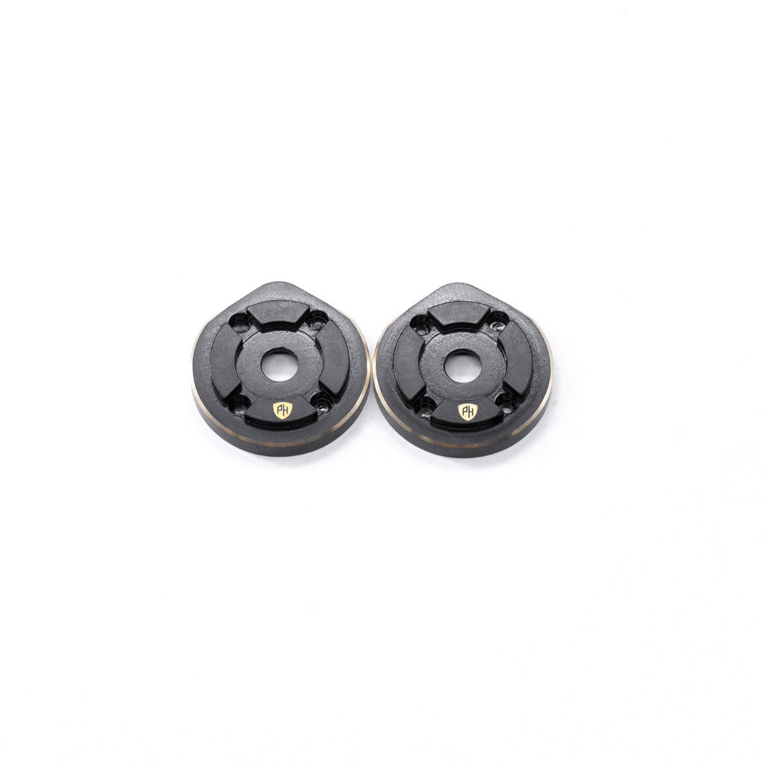 Powerhobby Outer Brass portal Covers Front or Rear Axial Capra / SCX10 III 50Grams