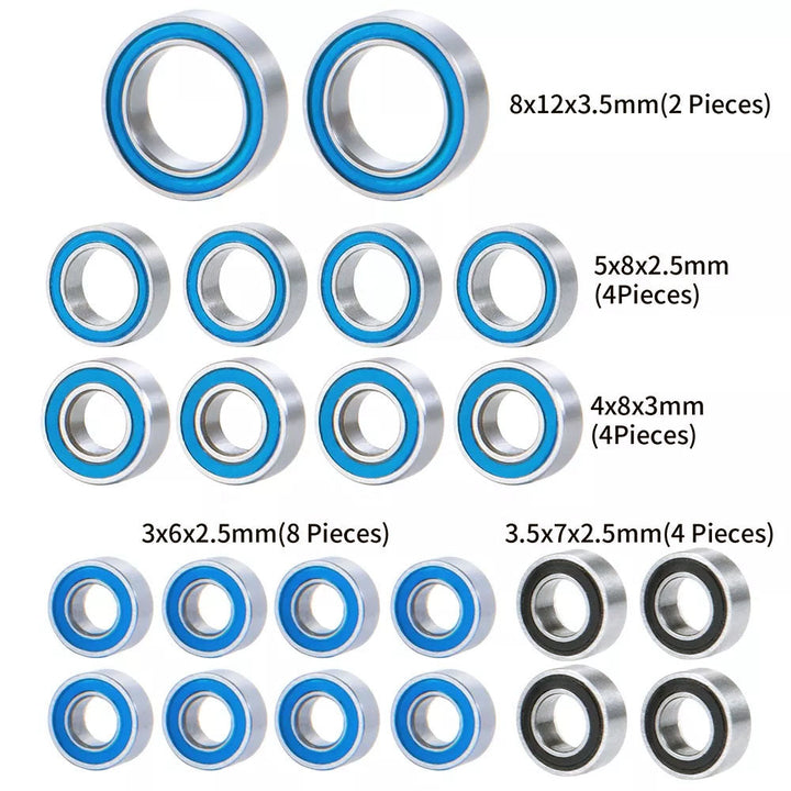 Powerhobby Sealed Complete Bearing Kit FOR Traxxas TRX-4M 1/18
