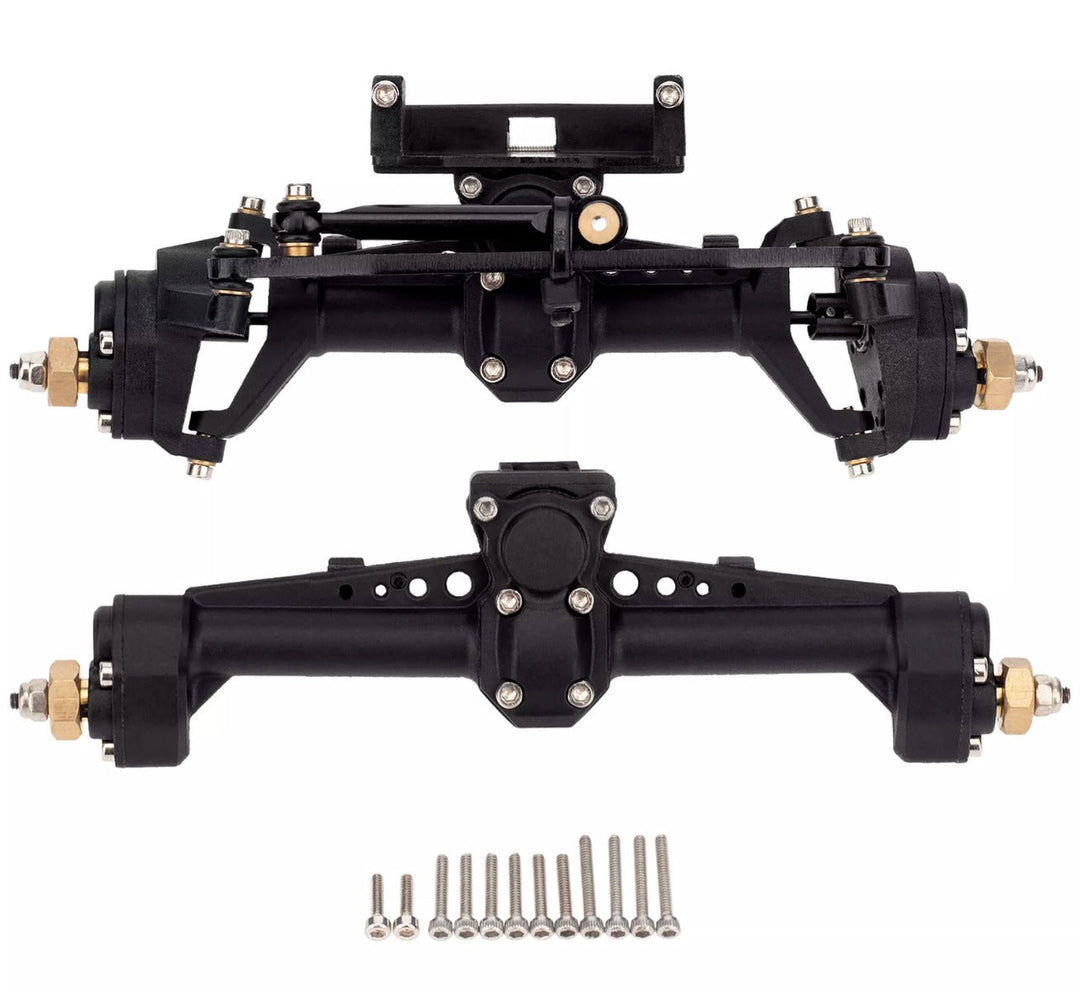 Powerhobby Axial SCX24 Front Rear Portal Axle Jeep C10 Bronco Deadbolt Crawler