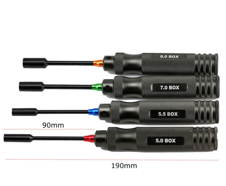 Powerhobby Pro Series Nut Driver Tool Set 5mm 5.5mm 7mm 8mm