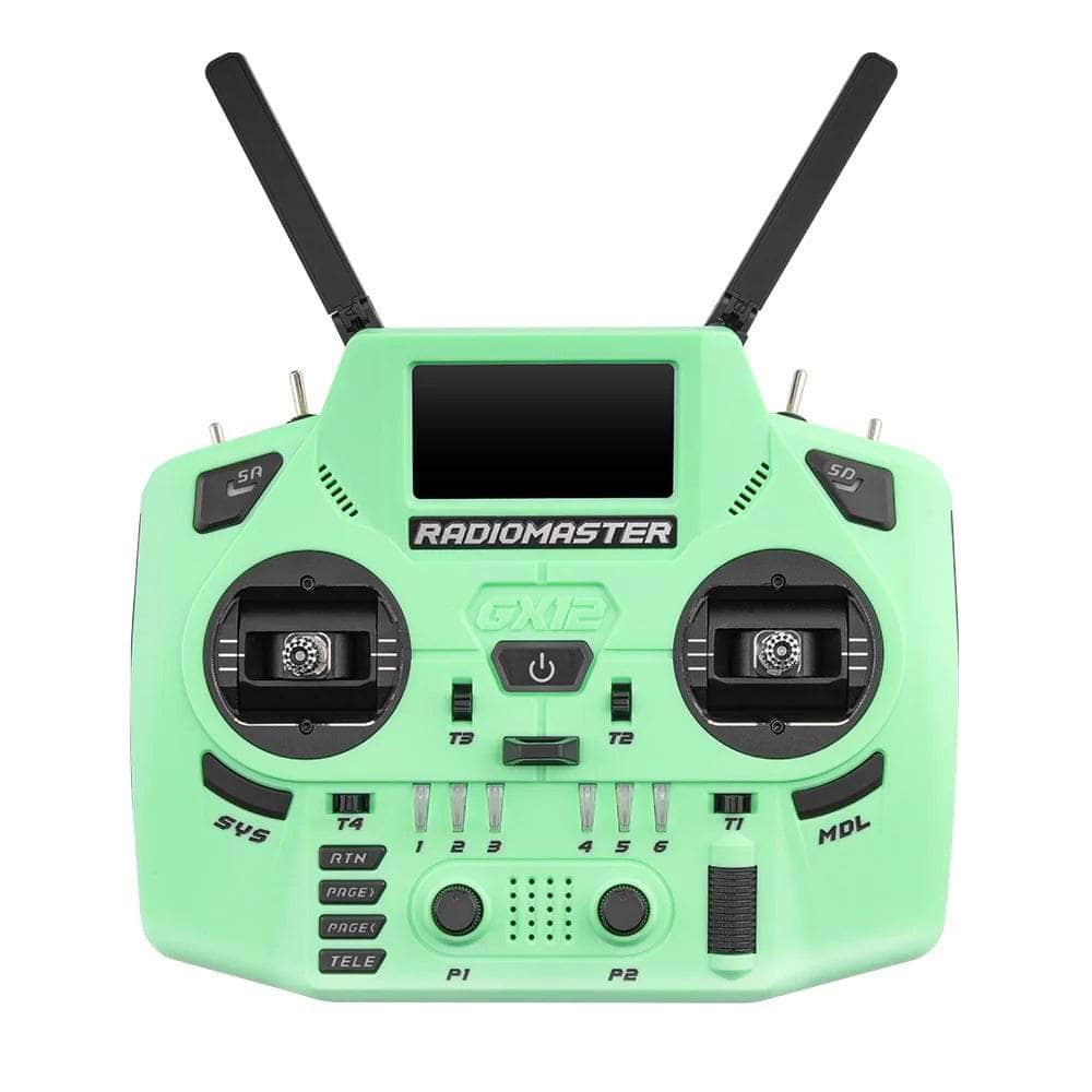 RadioMaster GX12 Dual-Band Crush Radio Controller - ELRS 2.4GHz M2 - Choose Color