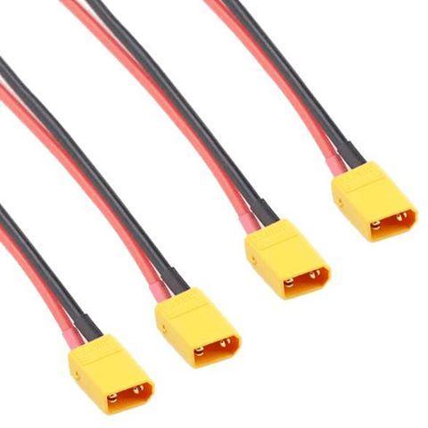 Cable flexible para batería Lipo NewBeeDrone XT30 de 20 AWG (4 piezas)