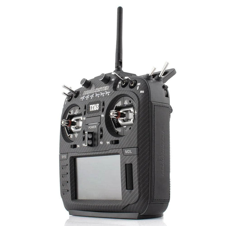 Transmisor RC RadioMaster TX16S MKII Max EdgeTX con estabilizadores de efecto Hall AG01, color negro, ELRS 2,4 GHz