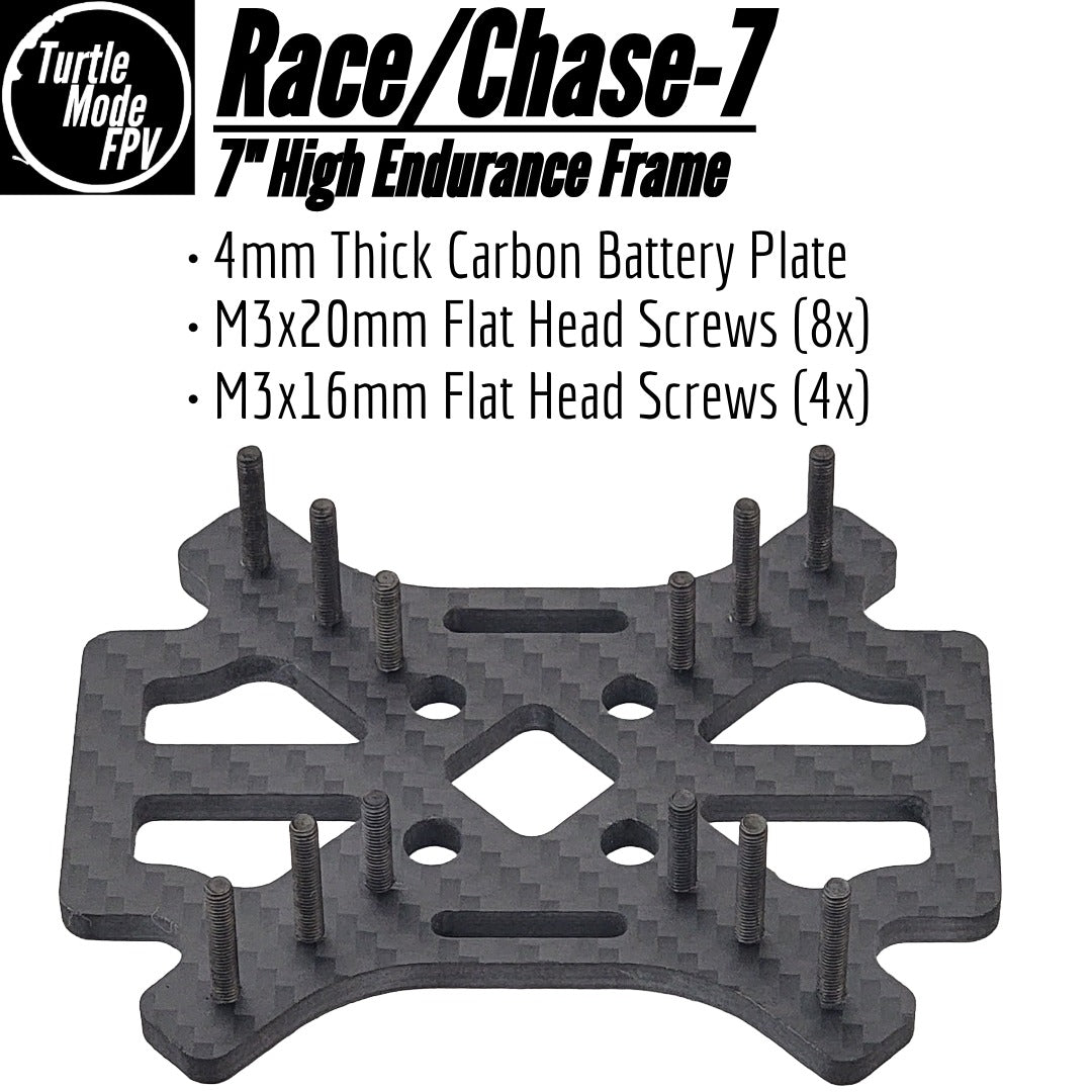 Race/Chase-7 - 2200mAh / Accessorized 7" High Endurance Frame, by TurtleModeFPV (Choose Options)