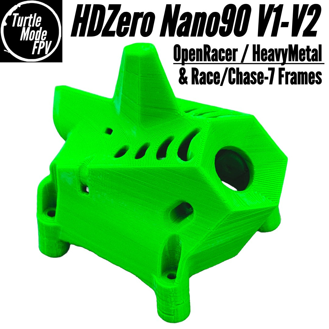 HDZero Nano90 Pods for OpenRacer, HeavyMetal & Race/Chase-7 Frames - (Choose Options)