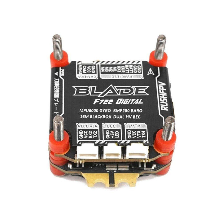 RUSHFPV Rush Blade F722 Digital Stack + 60A Super 3-6S BLHeli_32 96kHz 4-in-1 ESC For DJI Digital FPV System - 30x30mm at WREKD Co.