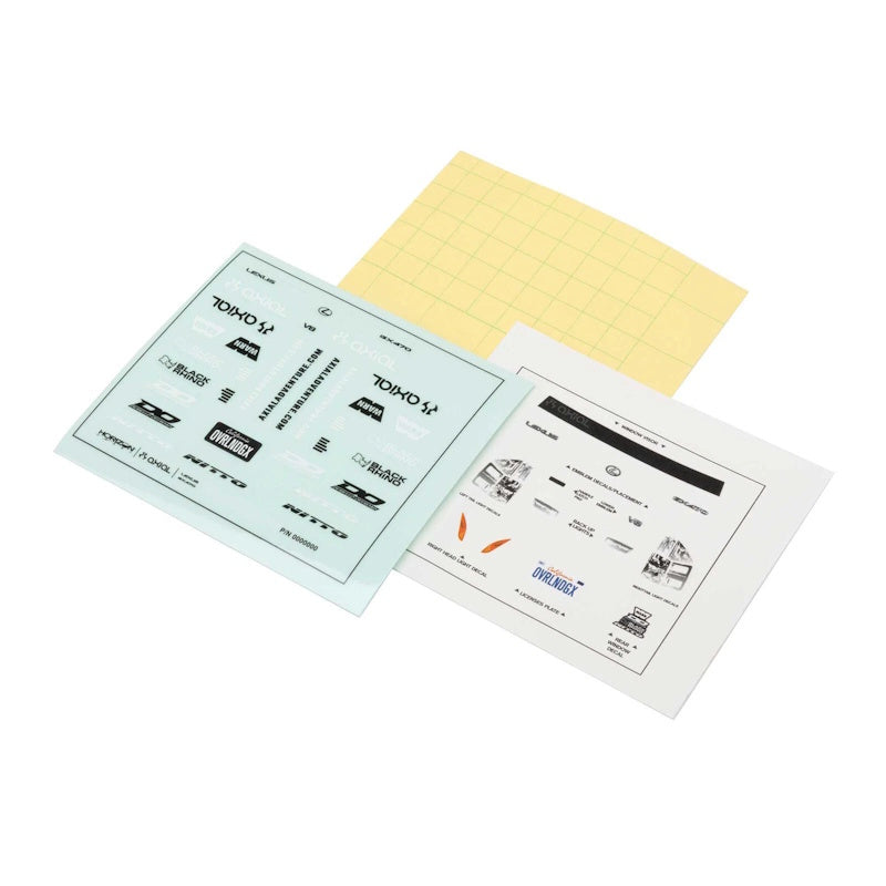 Axial AXI-2342 Decal Sheet: SCX24 Lexus GX470