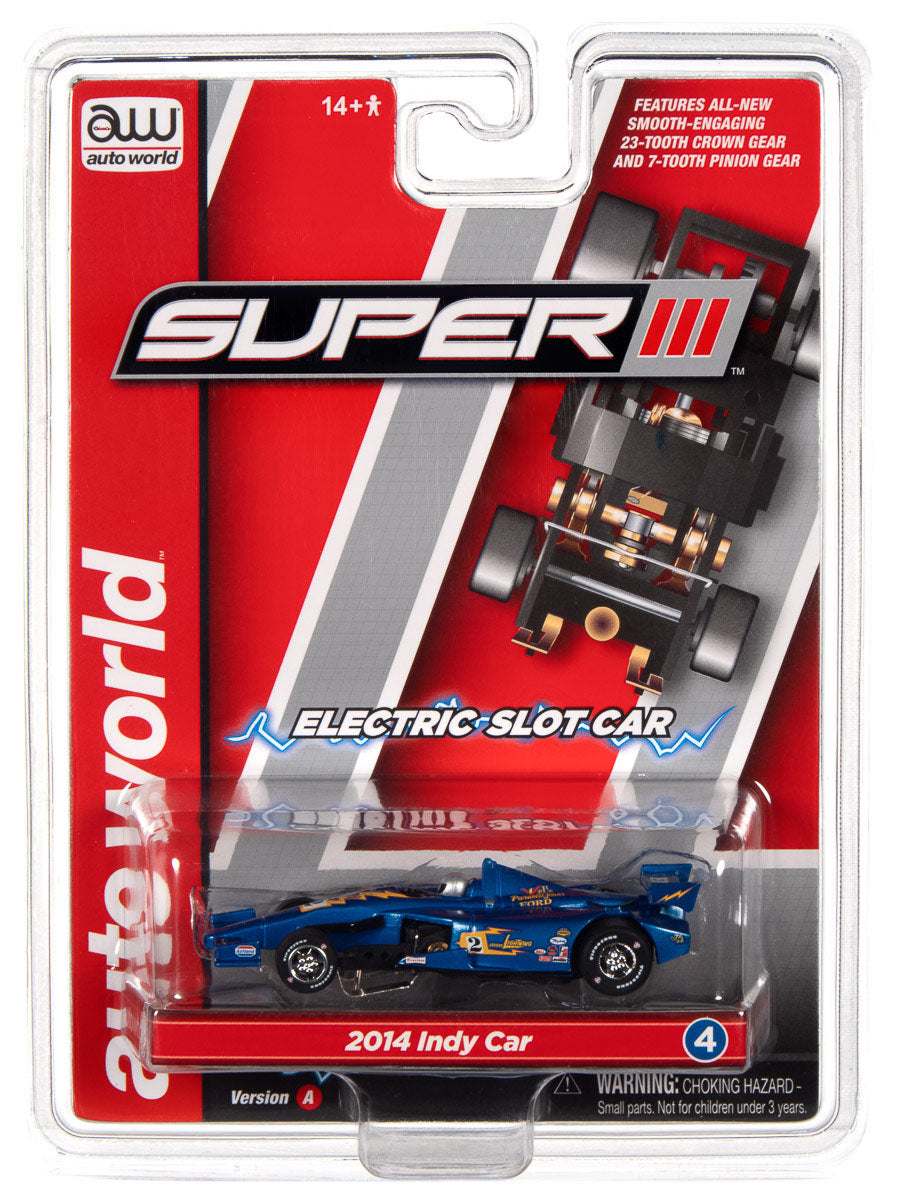Auto World Super III 2014 INDY Car JL Special #2 HO Scale Slot Car SC383