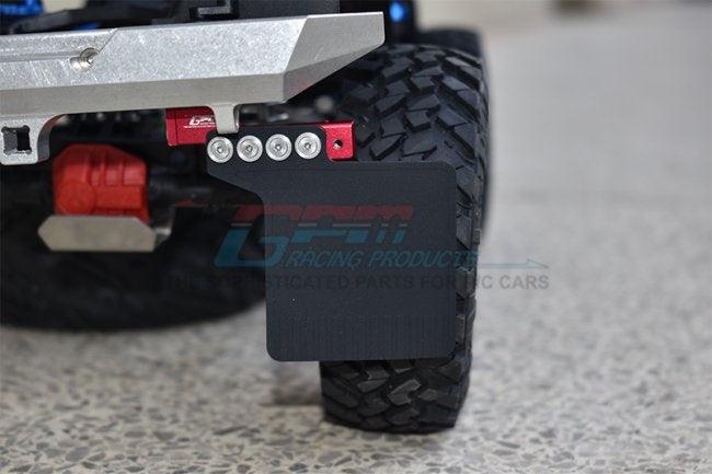 GPM MUD FLAP AXIAL 1/10 SCX10 III JEEP WRANGLER / JEEP GLADIATOR RED