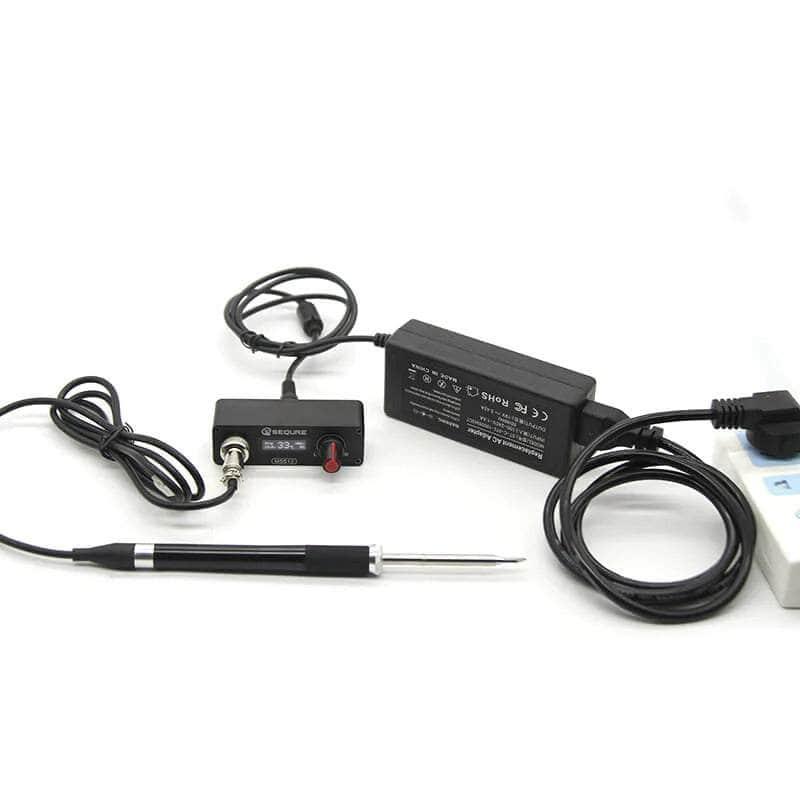 Sequre MSS12 Mini OLED Soldering Station w/ T12-BC2 Tip at WREKD Co.