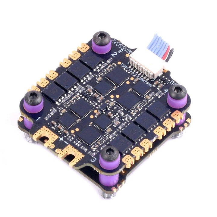 Skystars F7HD Pro 3 Flight controller and KO45A Blheli-32 128KHz ESC Stack - 30x30mm at WREKD Co.