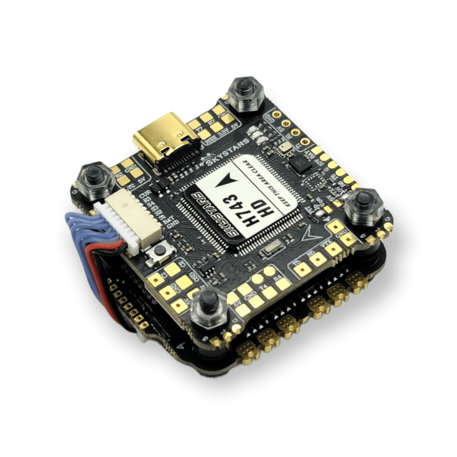 Skystars H7 Single BMI270 Gyro Flight controller and KO60 60A Blheli-32 ESC Stack - 30x30mm at WREKD Co.