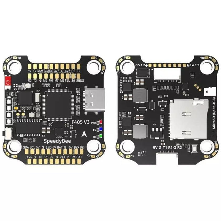 SpeedyBee F405 V3 Stack w/ 50A 3-6S 8 Bit 4in1 ESC - 30x30mm at WREKD Co.