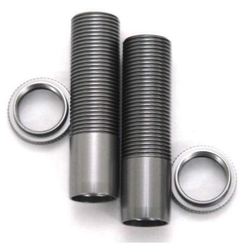 STRC STA80036GM Shock Bodies/Spring Collars Gun Metal (2) Axial Wraith