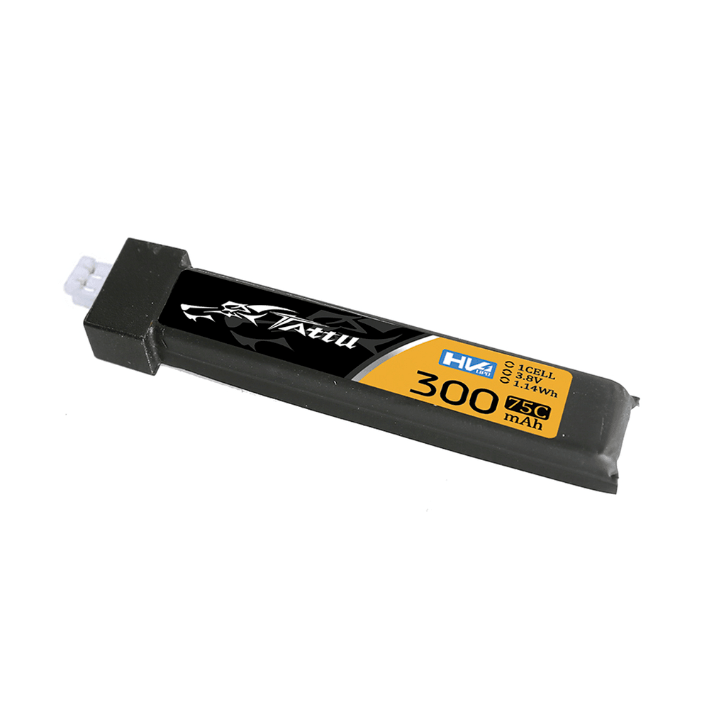 Batería Tattu 3.8V 1S 300mAh 75C LiHV (1 pieza) - Elija BT2.0 / PH2.0