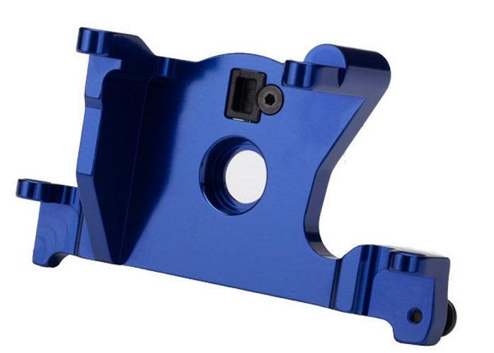 Traxxas 7460R Motor Mount 6061-T6 Aluminum (Blue-Anodized)
