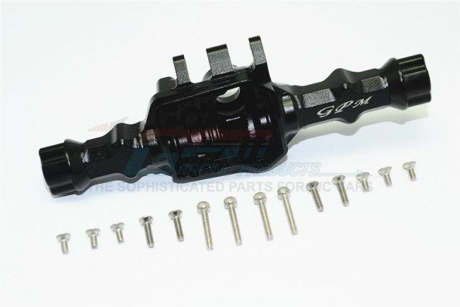 GPM ALUMINUM REAR GEAR BOX W/O COVER TRAXXAS TRX4 TRAIL DEFENDER CRAWLER BLACK