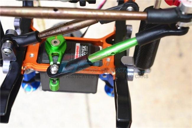 GPM ALUMINUM SERVO HORN 25T 4 HOLES TRAXXAS TRX4 / TRX-6 BLACK