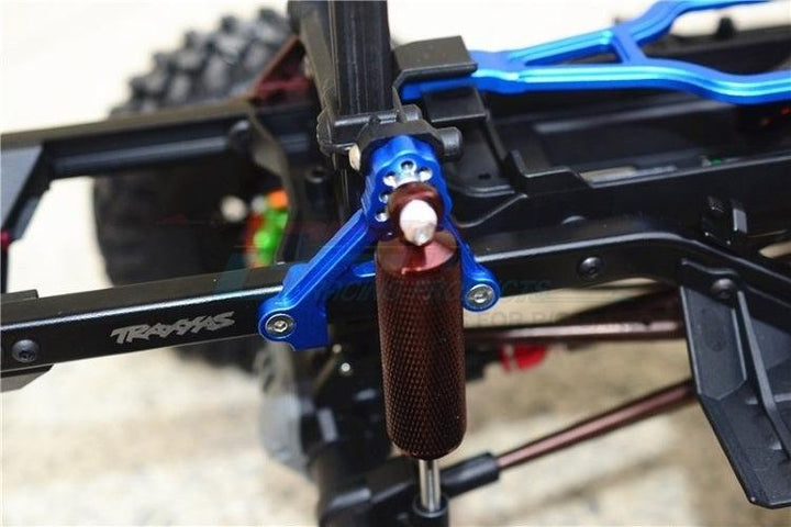 Gpm Racing TRX4030 Blue Aluminum Rear Damper Mount (1pair) Traxxas TRX4